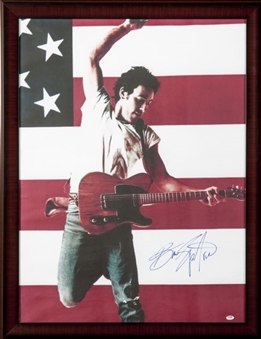 Bruce Springsteen Signed Born in the USA Canvas   